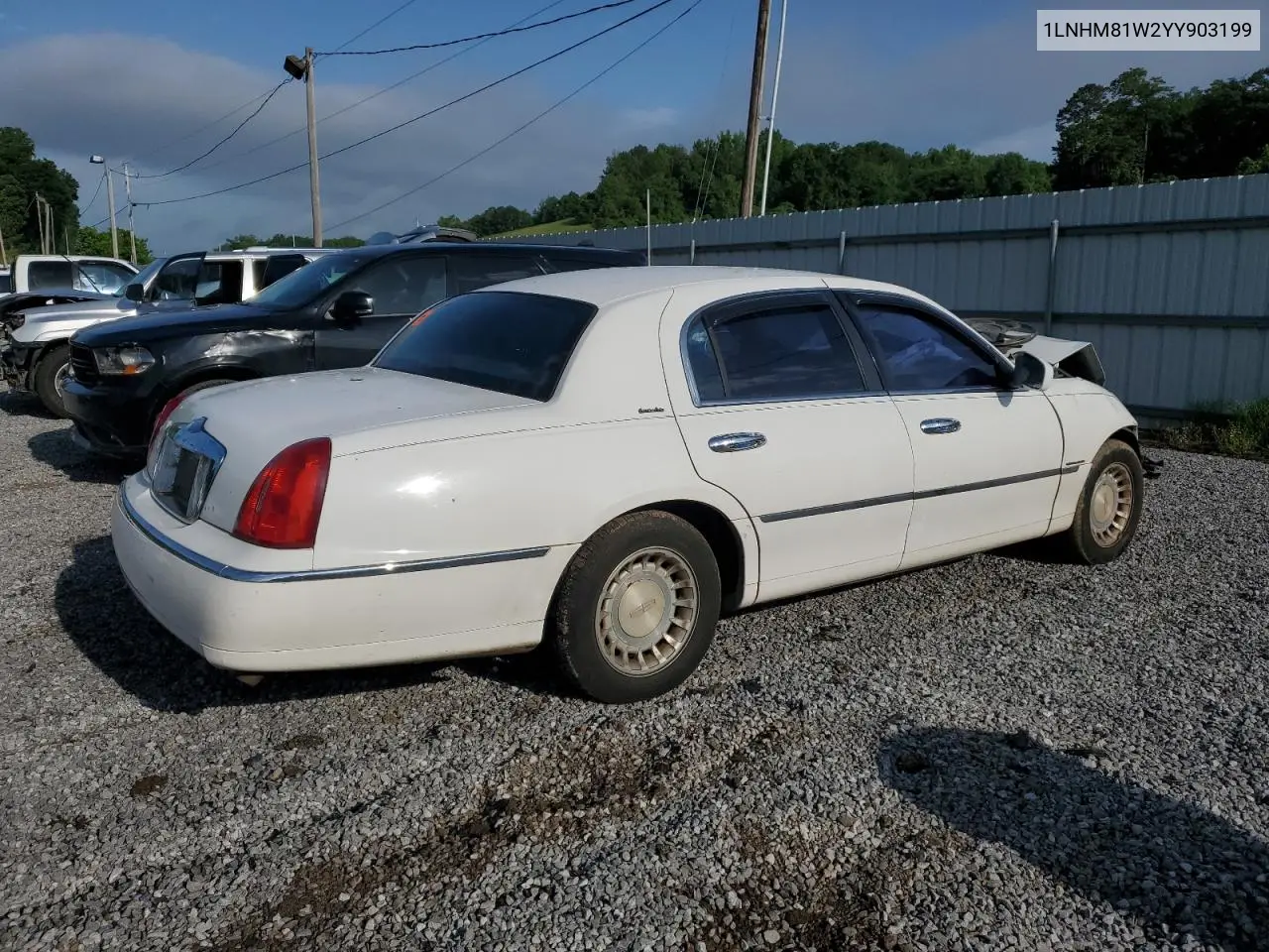 2001 Lincoln Town Car Executive VIN: 1LNHM81W2YY903199 Lot: 56205045