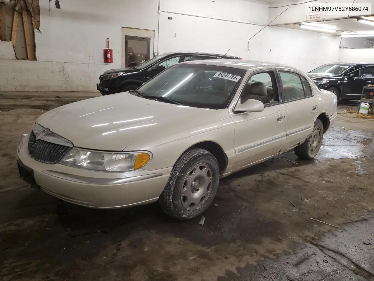 2002 Lincoln Continental VIN: 1LNHM97V82Y686074 Lot: 46261785