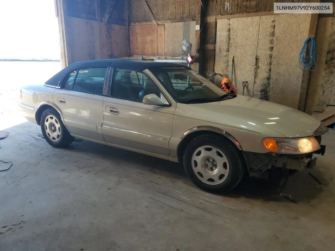 2002 Lincoln Continental VIN: 1LNHM97V92Y600254 Lot: 50553165