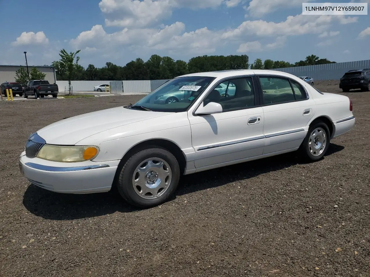 2002 Lincoln Continental VIN: 1LNHM97V12Y659007 Lot: 62300975