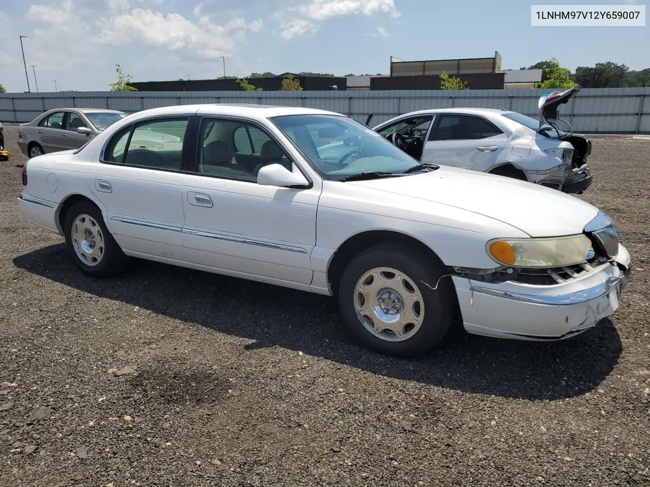 2002 Lincoln Continental VIN: 1LNHM97V12Y659007 Lot: 62300975