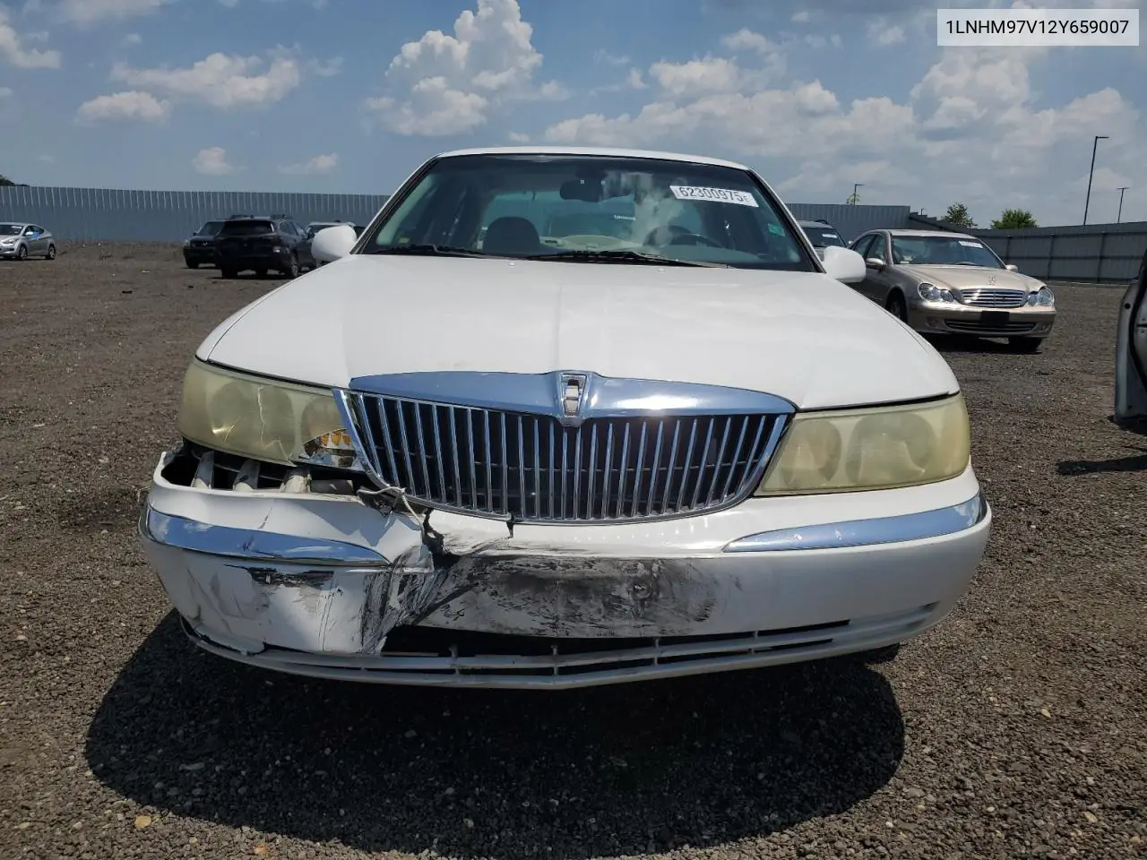 2002 Lincoln Continental VIN: 1LNHM97V12Y659007 Lot: 62300975