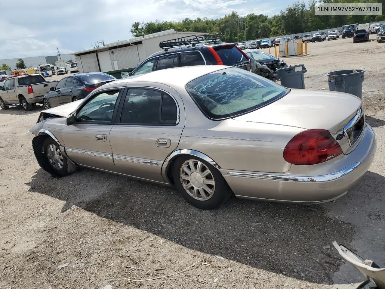 2002 Lincoln Continental VIN: 1LNHM97V52Y677168 Lot: 69868504