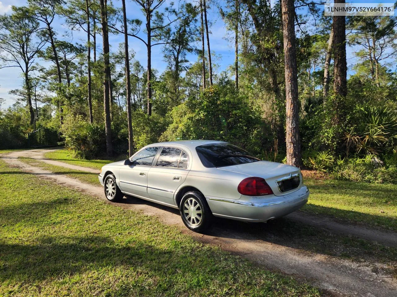 2002 Lincoln Continental VIN: 1LNHM97V52Y664176 Lot: 73327774