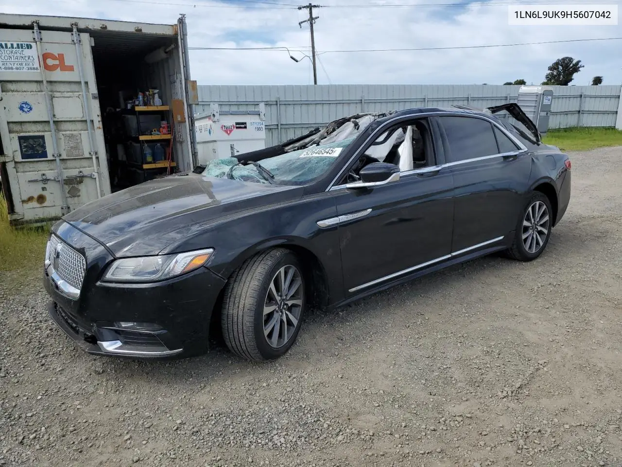 2017 Lincoln Continental VIN: 1LN6L9UK9H5607042 Lot: 52646545