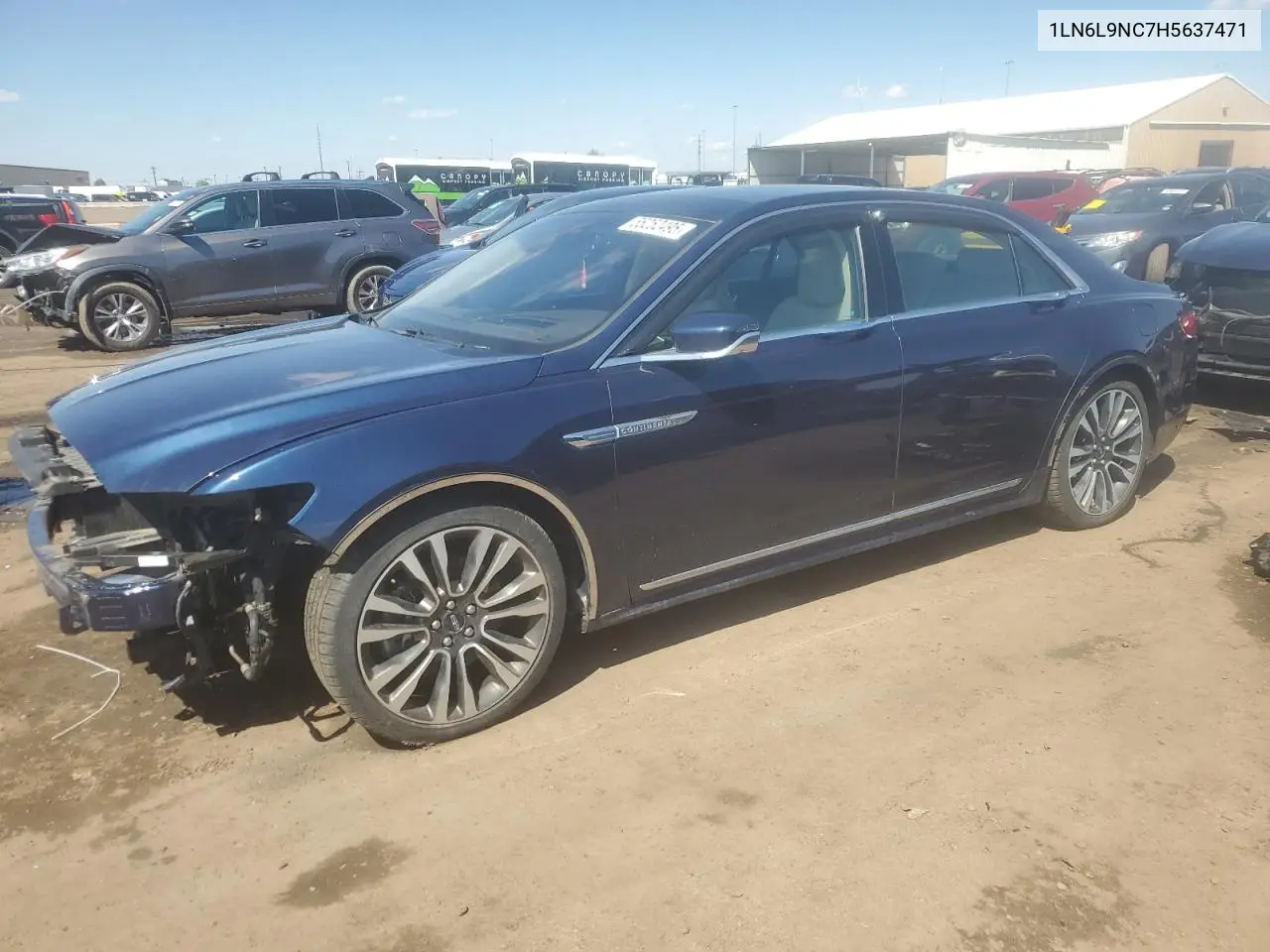 2017 Lincoln Continental Reserve VIN: 1LN6L9NC7H5637471 Lot: 55252495