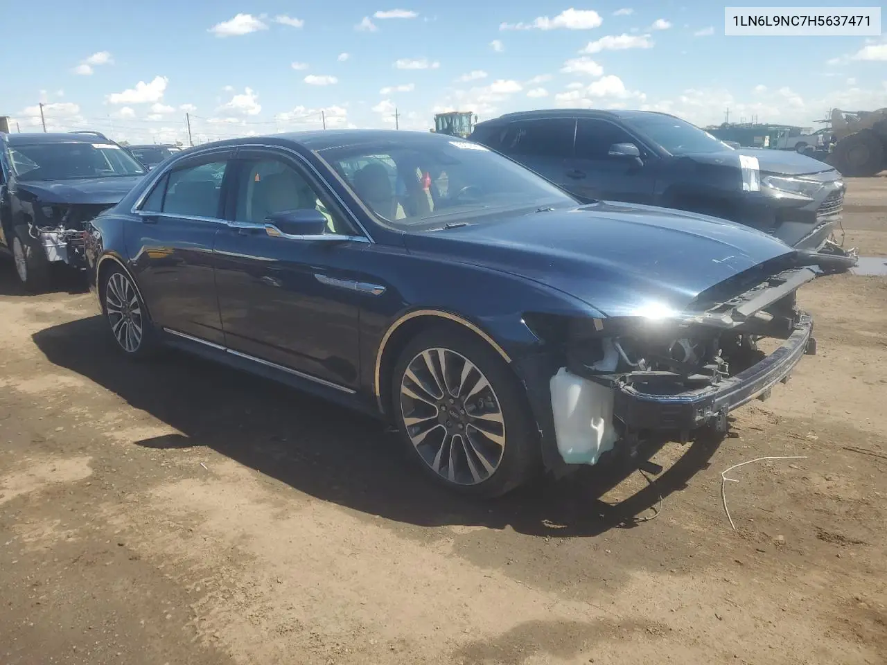 2017 Lincoln Continental Reserve VIN: 1LN6L9NC7H5637471 Lot: 55252495
