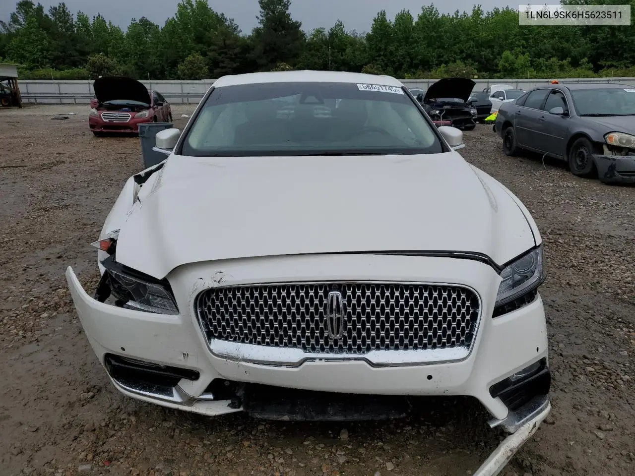 2017 Lincoln Continental Select VIN: 1LN6L9SK6H5623511 Lot: 56651745
