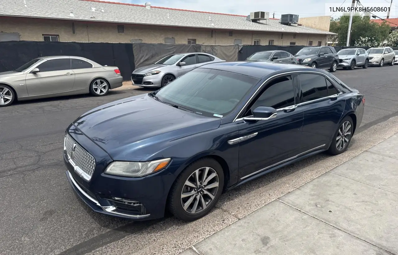 2017 Lincoln Continental Premiere VIN: 1LN6L9PK8H5608601 Lot: 56935115