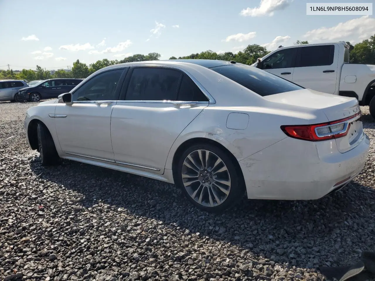 2017 Lincoln Continental Reserve VIN: 1LN6L9NP8H5608094 Lot: 60317475