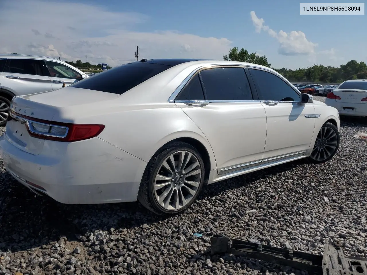 2017 Lincoln Continental Reserve VIN: 1LN6L9NP8H5608094 Lot: 60317475