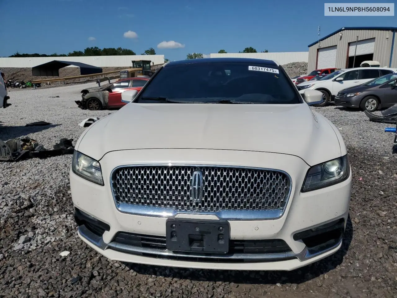 2017 Lincoln Continental Reserve VIN: 1LN6L9NP8H5608094 Lot: 60317475