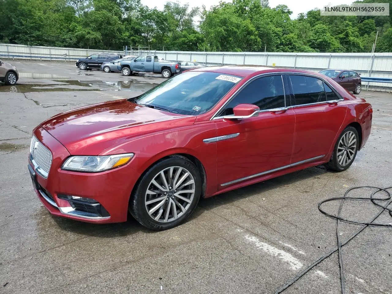 2017 Lincoln Continental Select VIN: 1LN6L9TK0H5629559 Lot: 61366205