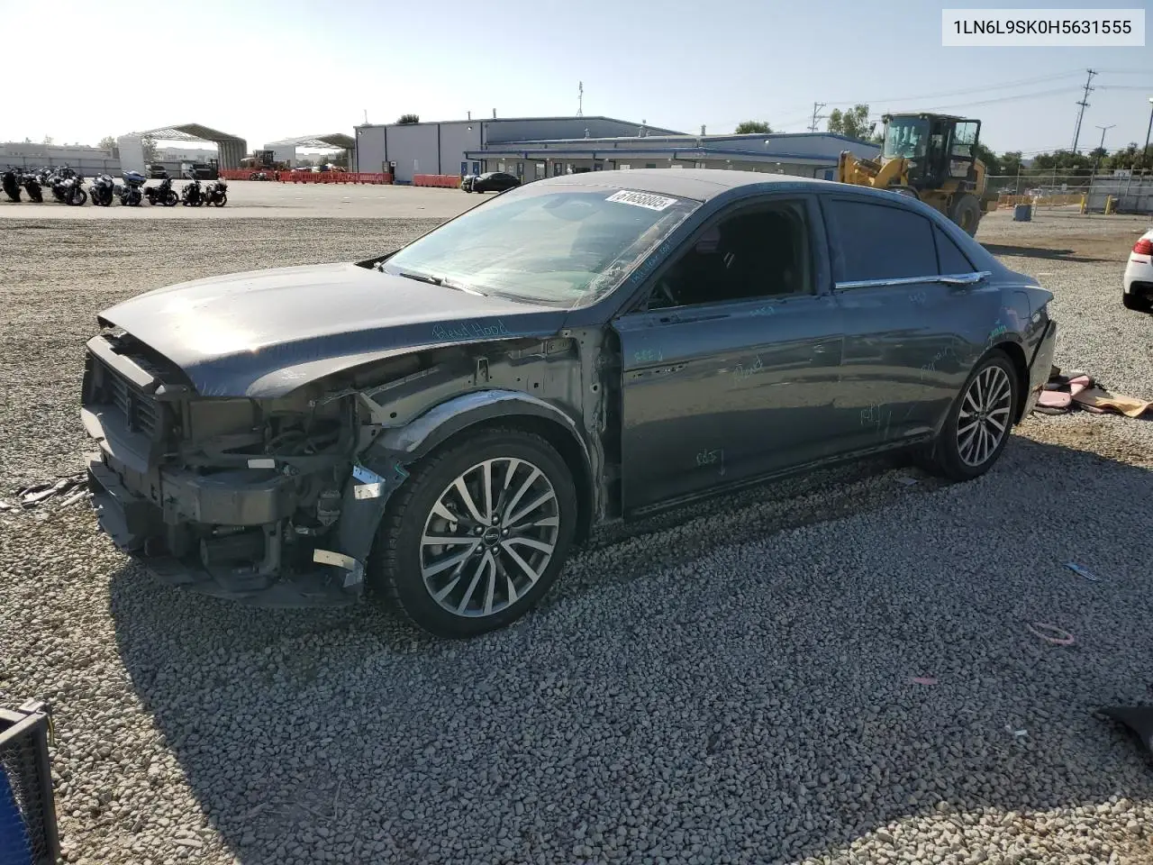 2017 Lincoln Continental Select VIN: 1LN6L9SK0H5631555 Lot: 61658805