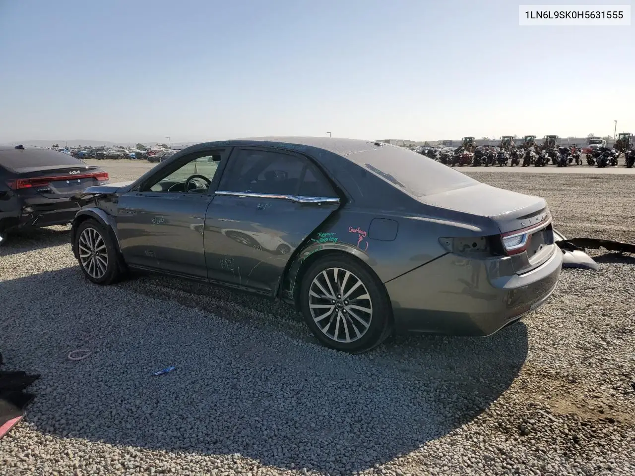 2017 Lincoln Continental Select VIN: 1LN6L9SK0H5631555 Lot: 61658805