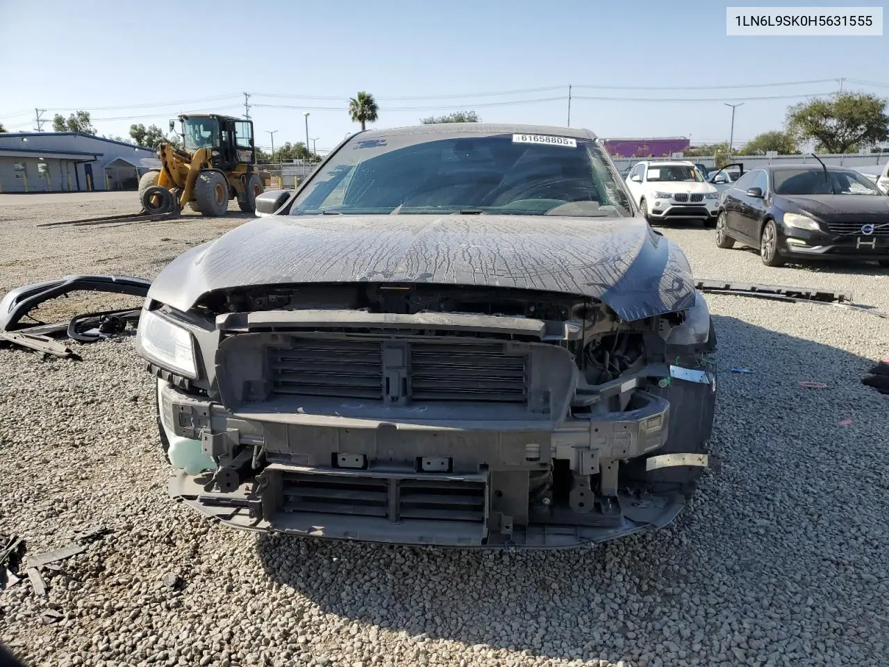 2017 Lincoln Continental Select VIN: 1LN6L9SK0H5631555 Lot: 61658805