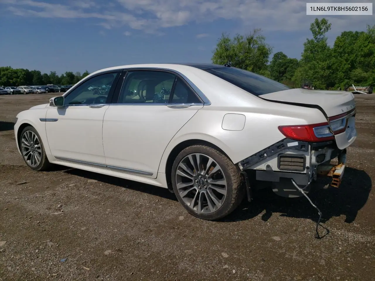 2017 Lincoln Continental Select VIN: 1LN6L9TK8H5602156 Lot: 61907695