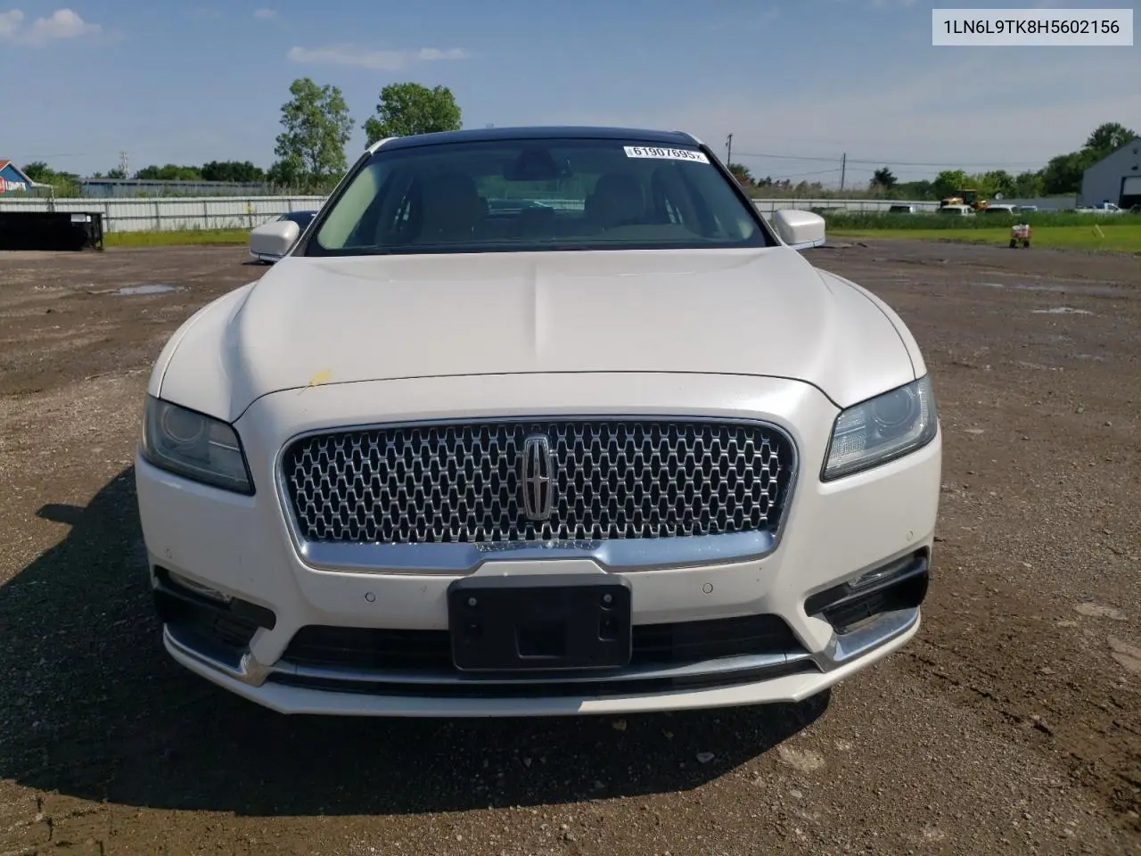 2017 Lincoln Continental Select VIN: 1LN6L9TK8H5602156 Lot: 61907695