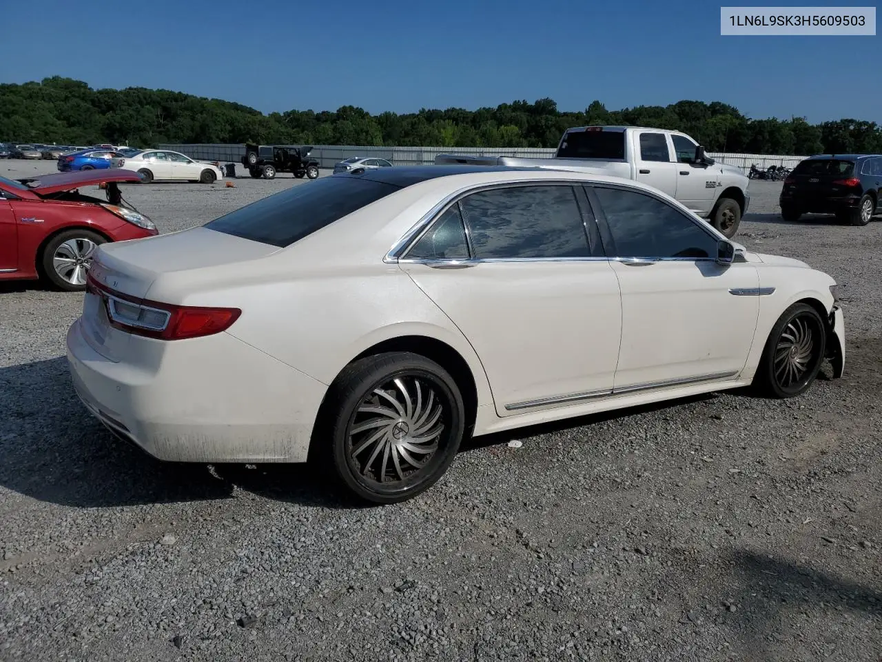 2017 Lincoln Continental Select VIN: 1LN6L9SK3H5609503 Lot: 62867385