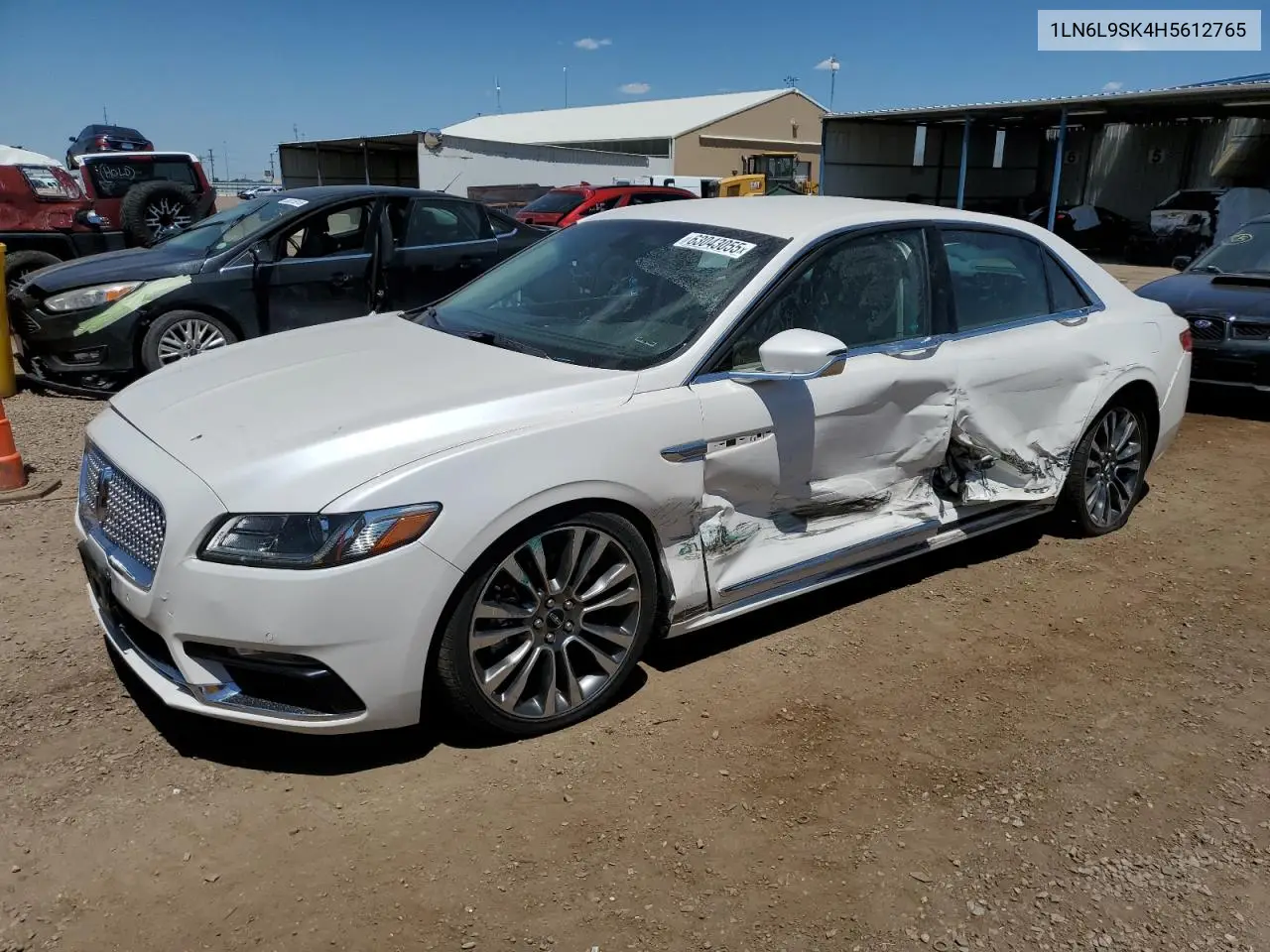 2017 Lincoln Continental Select VIN: 1LN6L9SK4H5612765 Lot: 63043055