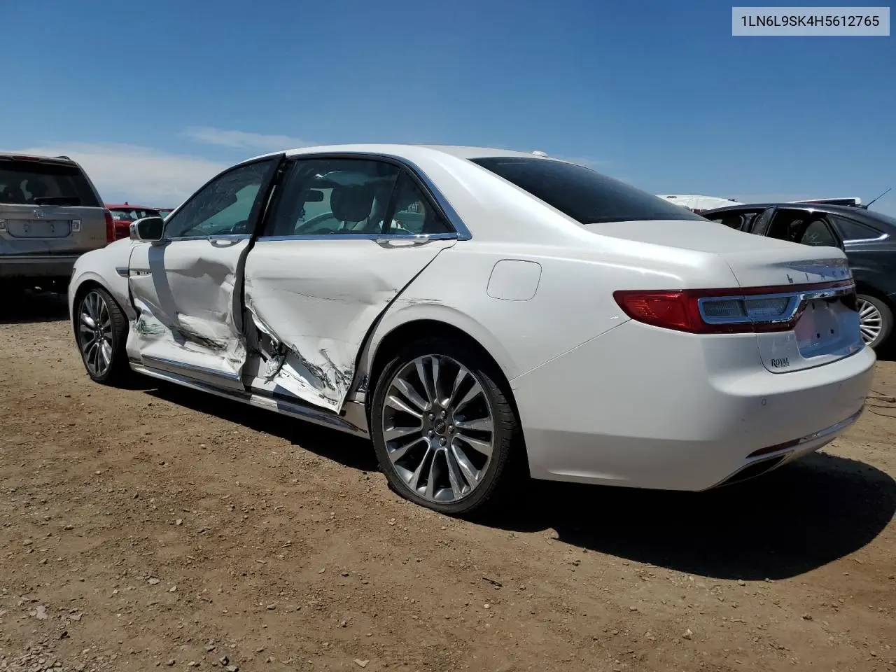 2017 Lincoln Continental Select VIN: 1LN6L9SK4H5612765 Lot: 63043055