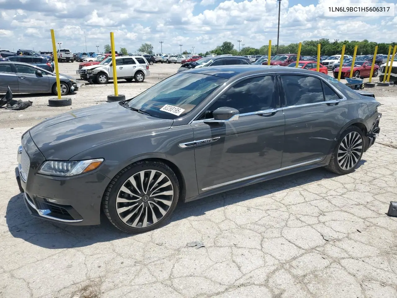 2017 Lincoln Continental Black Label VIN: 1LN6L9BC1H5606317 Lot: 63268195