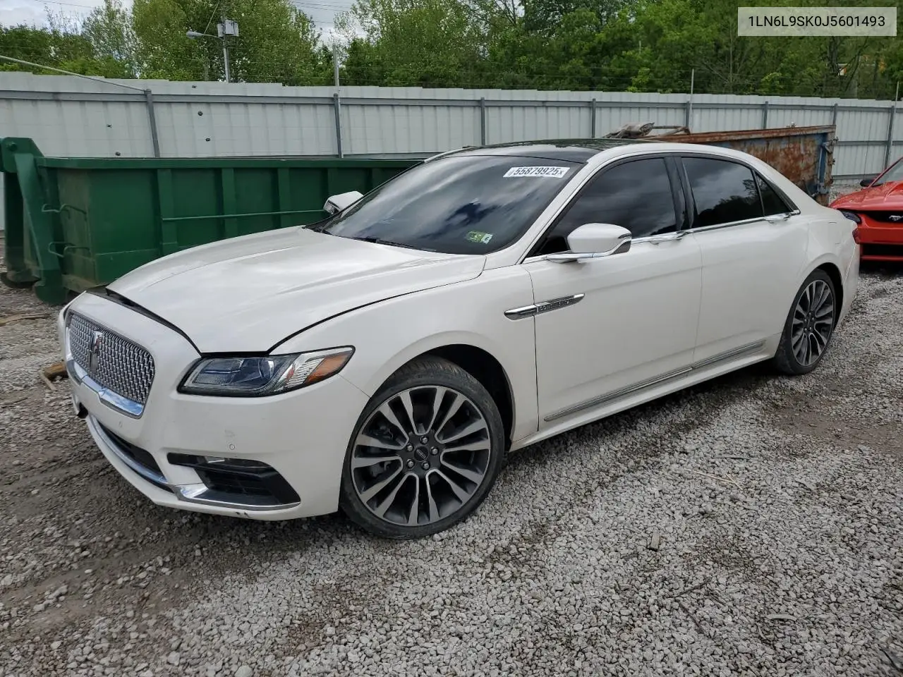 2018 Lincoln Continental Select VIN: 1LN6L9SK0J5601493 Lot: 55879925