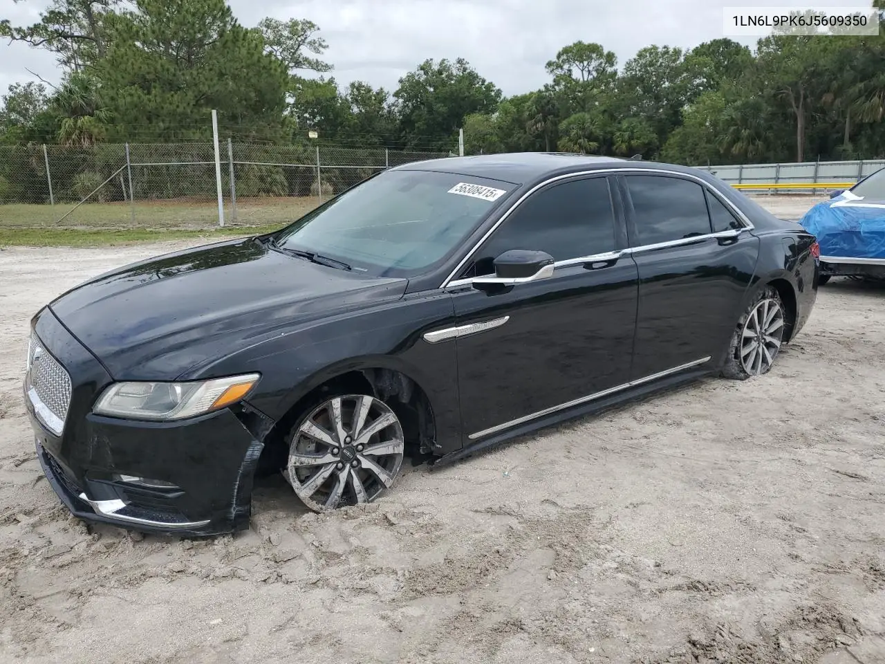2018 Lincoln Continental Premiere VIN: 1LN6L9PK6J5609350 Lot: 56308415