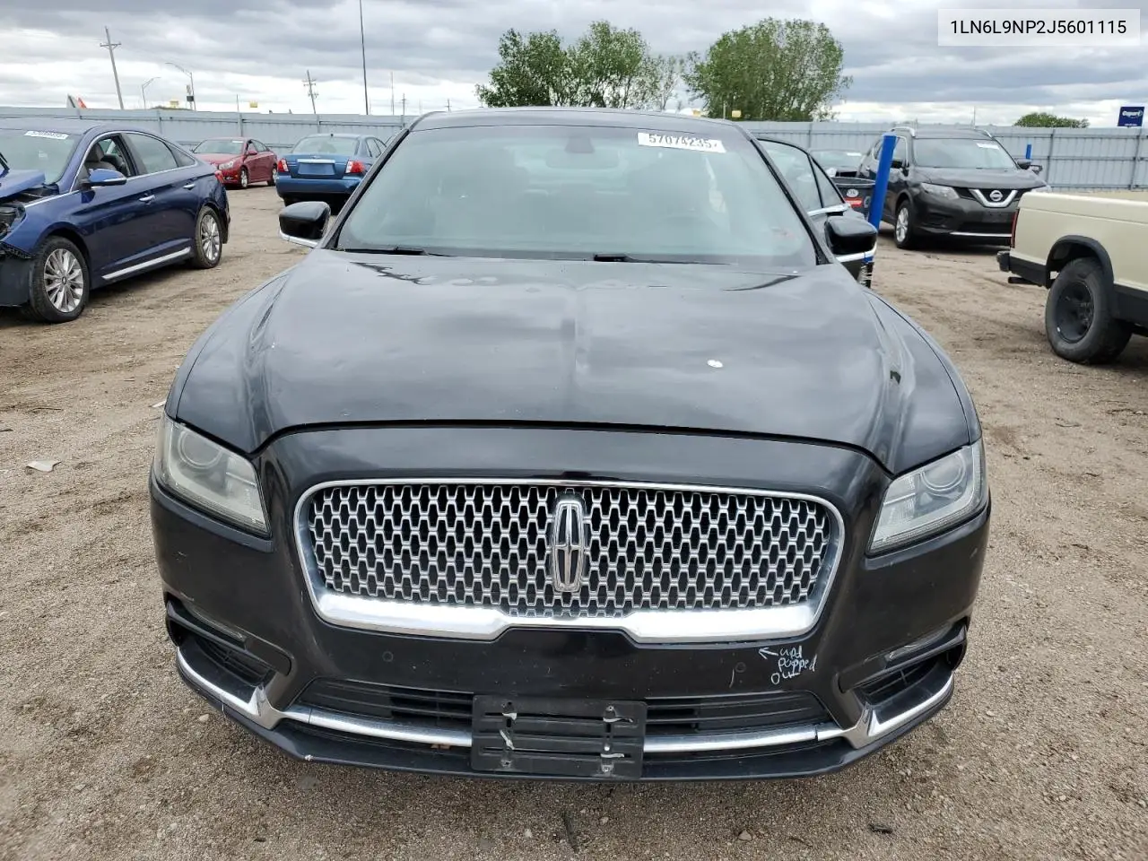 2018 Lincoln Continental Reserve VIN: 1LN6L9NP2J5601115 Lot: 57074235