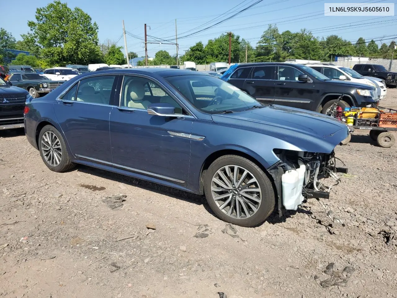 2018 Lincoln Continental Select VIN: 1LN6L9SK9J5605610 Lot: 61846735
