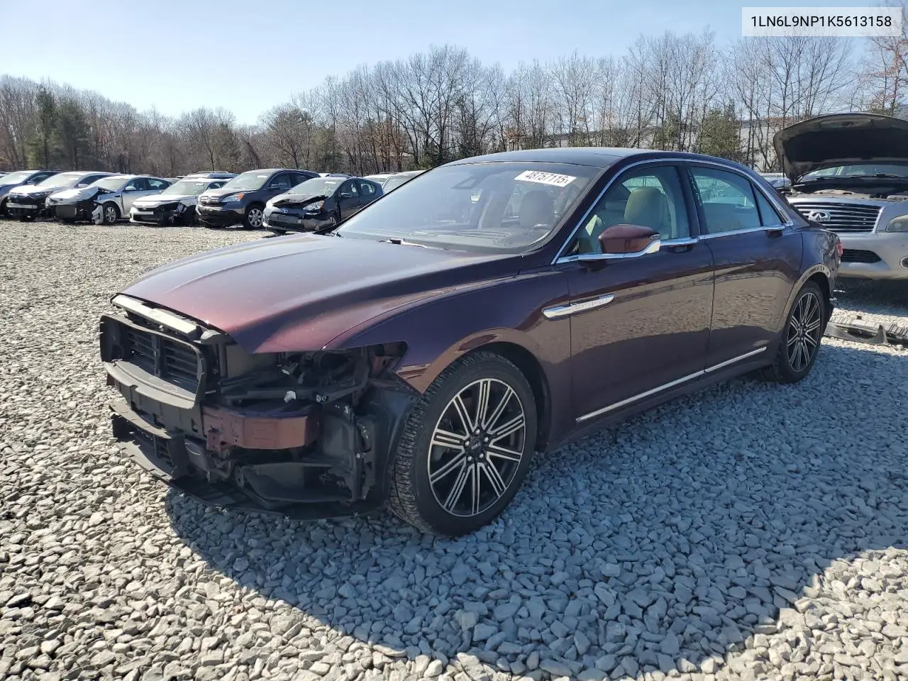 2019 Lincoln Continental Reserve VIN: 1LN6L9NP1K5613158 Lot: 48757115