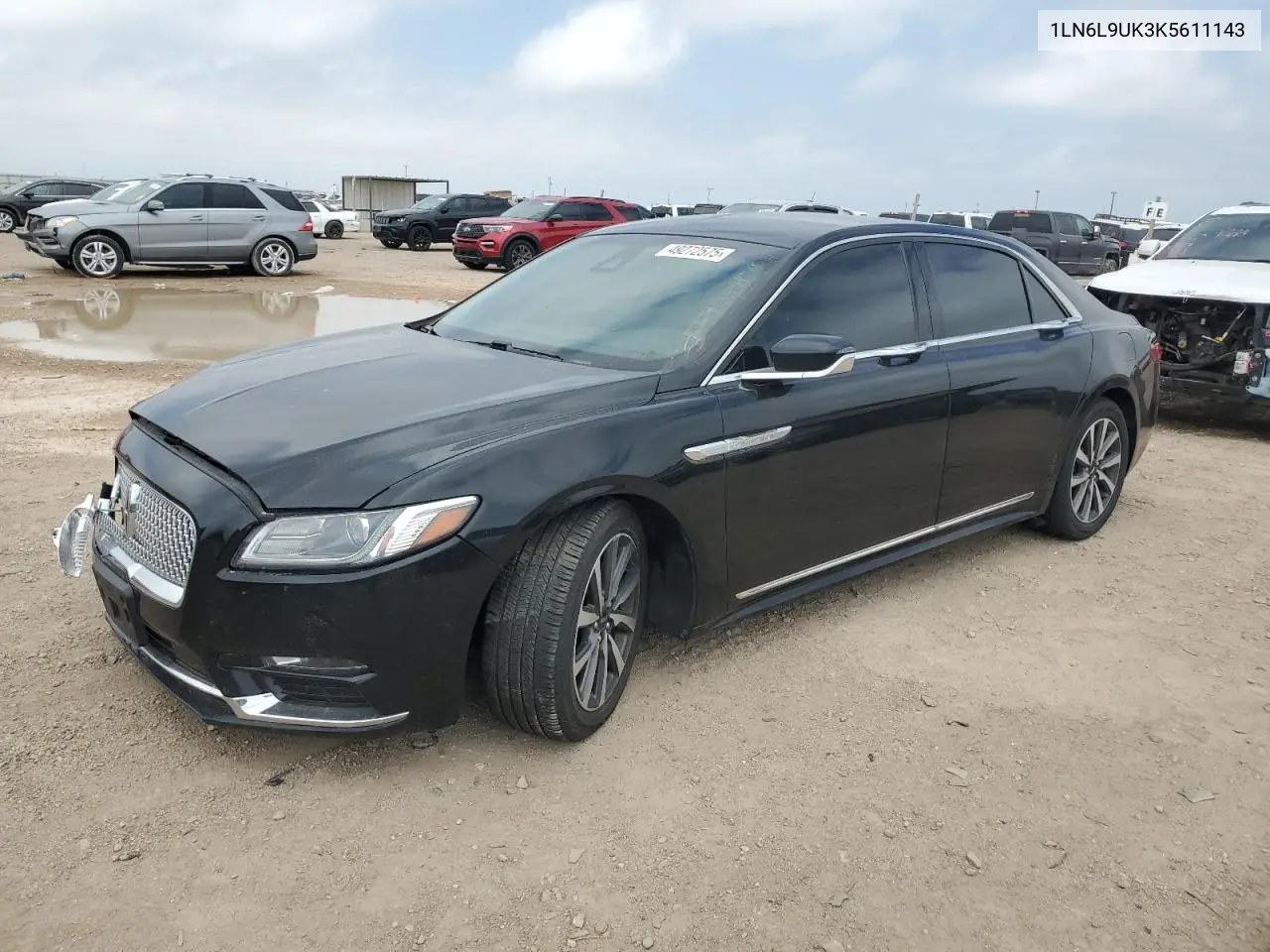 2019 Lincoln Continental VIN: 1LN6L9UK3K5611143 Lot: 49272575
