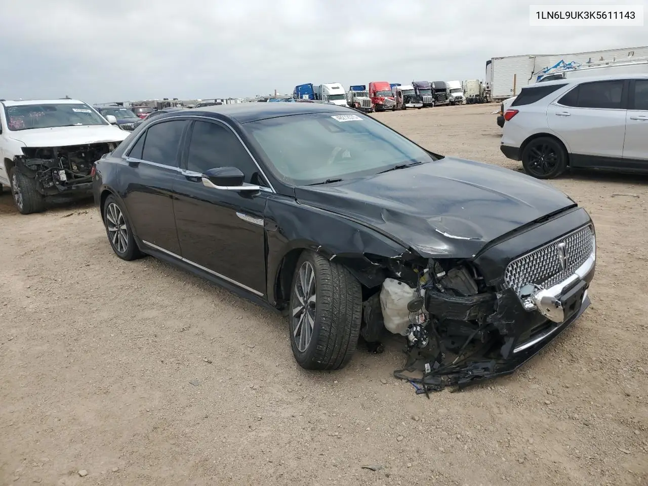 2019 Lincoln Continental VIN: 1LN6L9UK3K5611143 Lot: 49272575