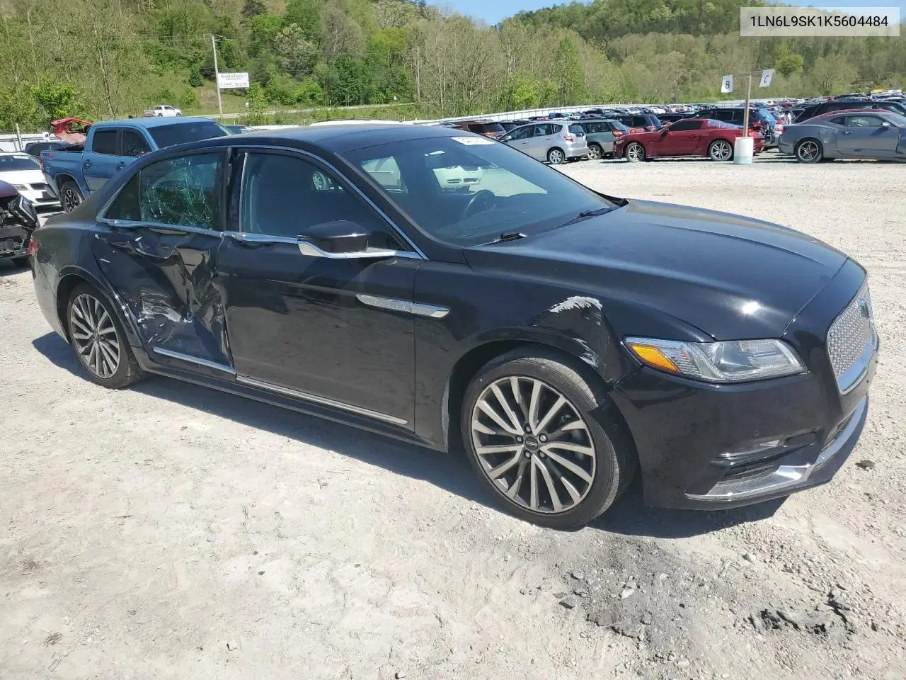 2019 Lincoln Continental Select VIN: 1LN6L9SK1K5604484 Lot: 54737675