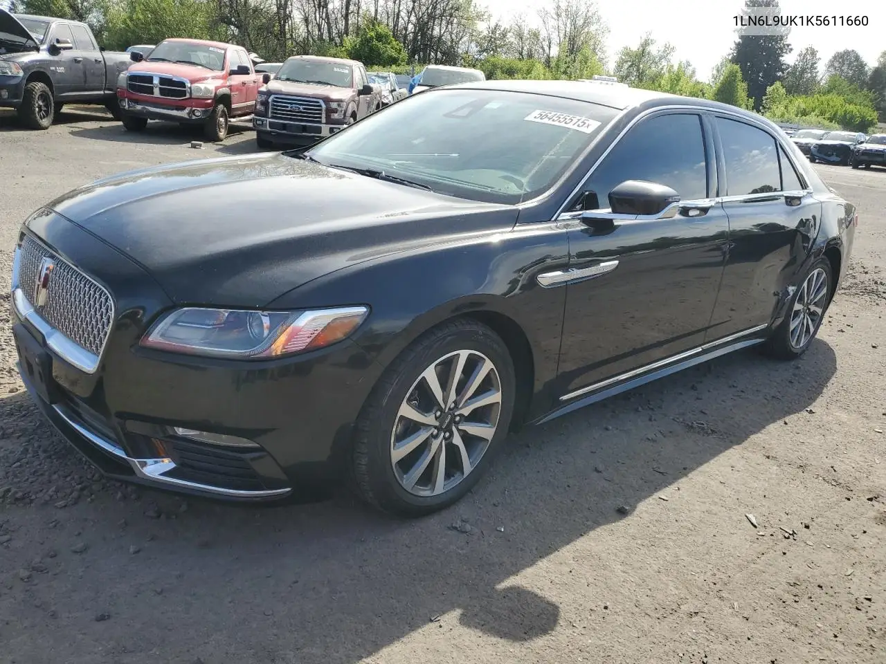 2019 Lincoln Continental VIN: 1LN6L9UK1K5611660 Lot: 56455515