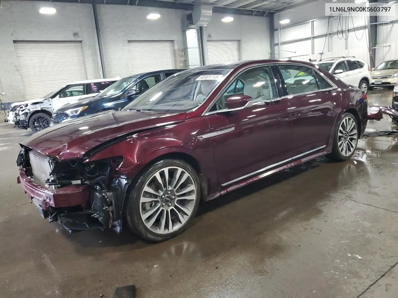 2019 Lincoln Continental Reserve VIN: 1LN6L9NC0K5603797 Lot: 60461415