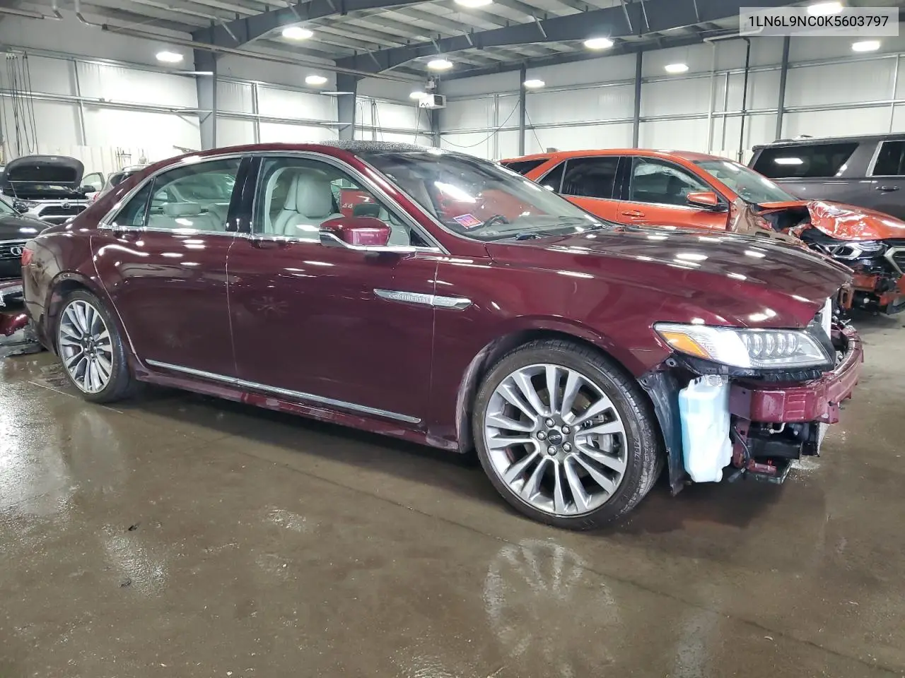 2019 Lincoln Continental Reserve VIN: 1LN6L9NC0K5603797 Lot: 60461415