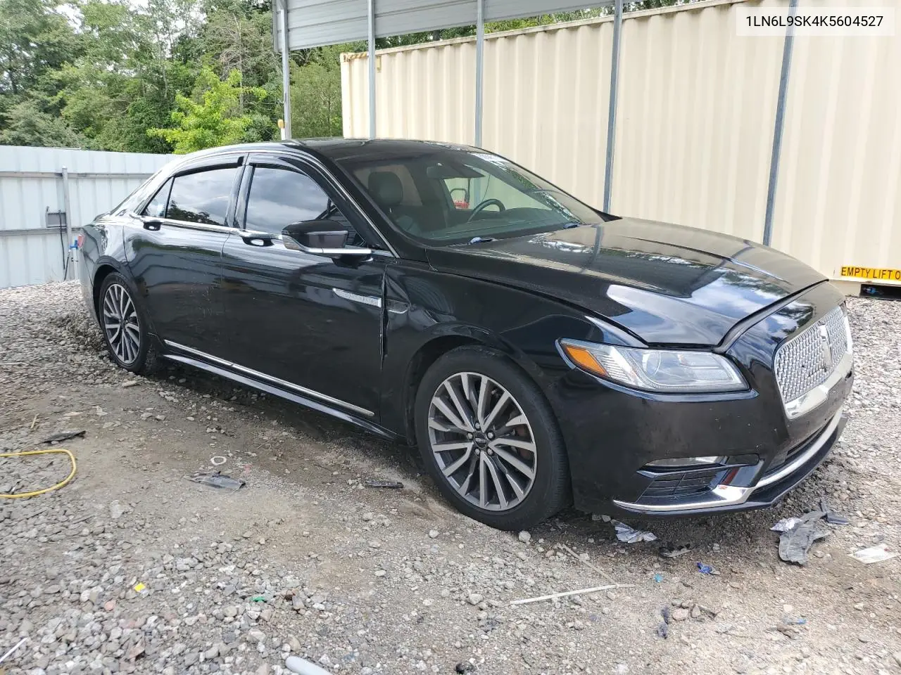 2019 Lincoln Continental Select VIN: 1LN6L9SK4K5604527 Lot: 60545115