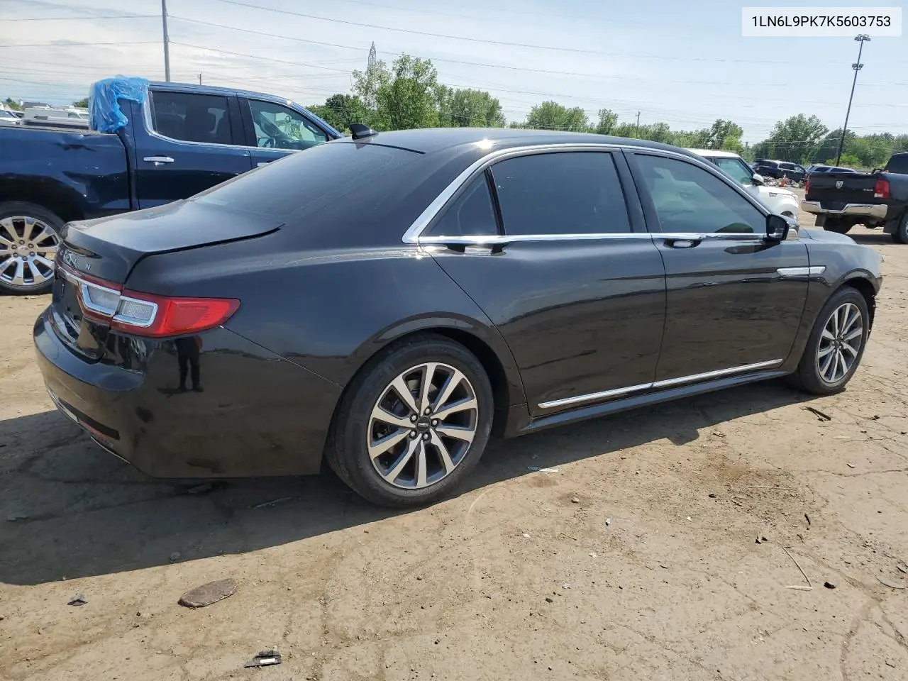 2019 Lincoln Continental VIN: 1LN6L9PK7K5603753 Lot: 60682385