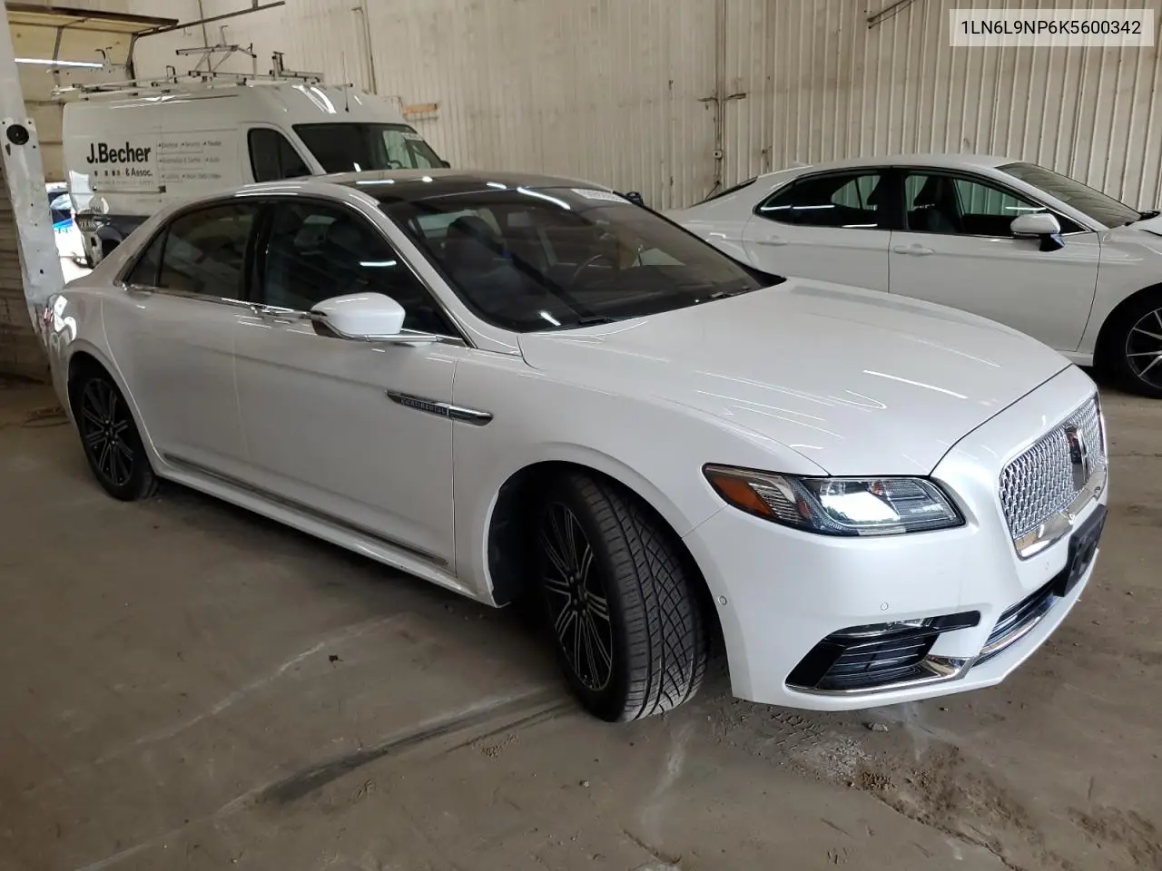 2019 Lincoln Continental Reserve VIN: 1LN6L9NP6K5600342 Lot: 60992655