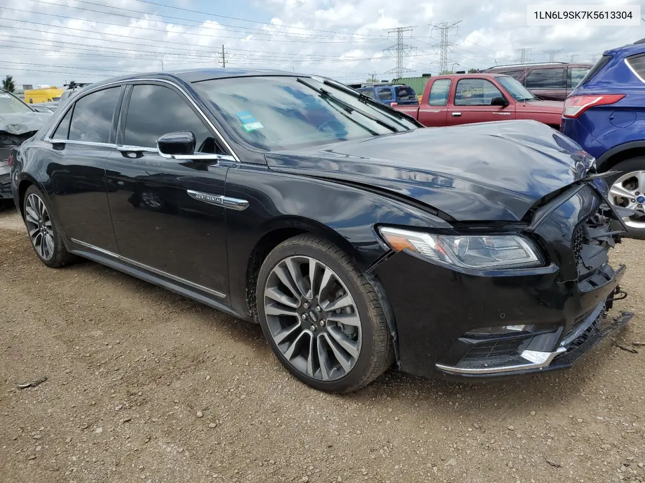 2019 Lincoln Continental Select VIN: 1LN6L9SK7K5613304 Lot: 62509125