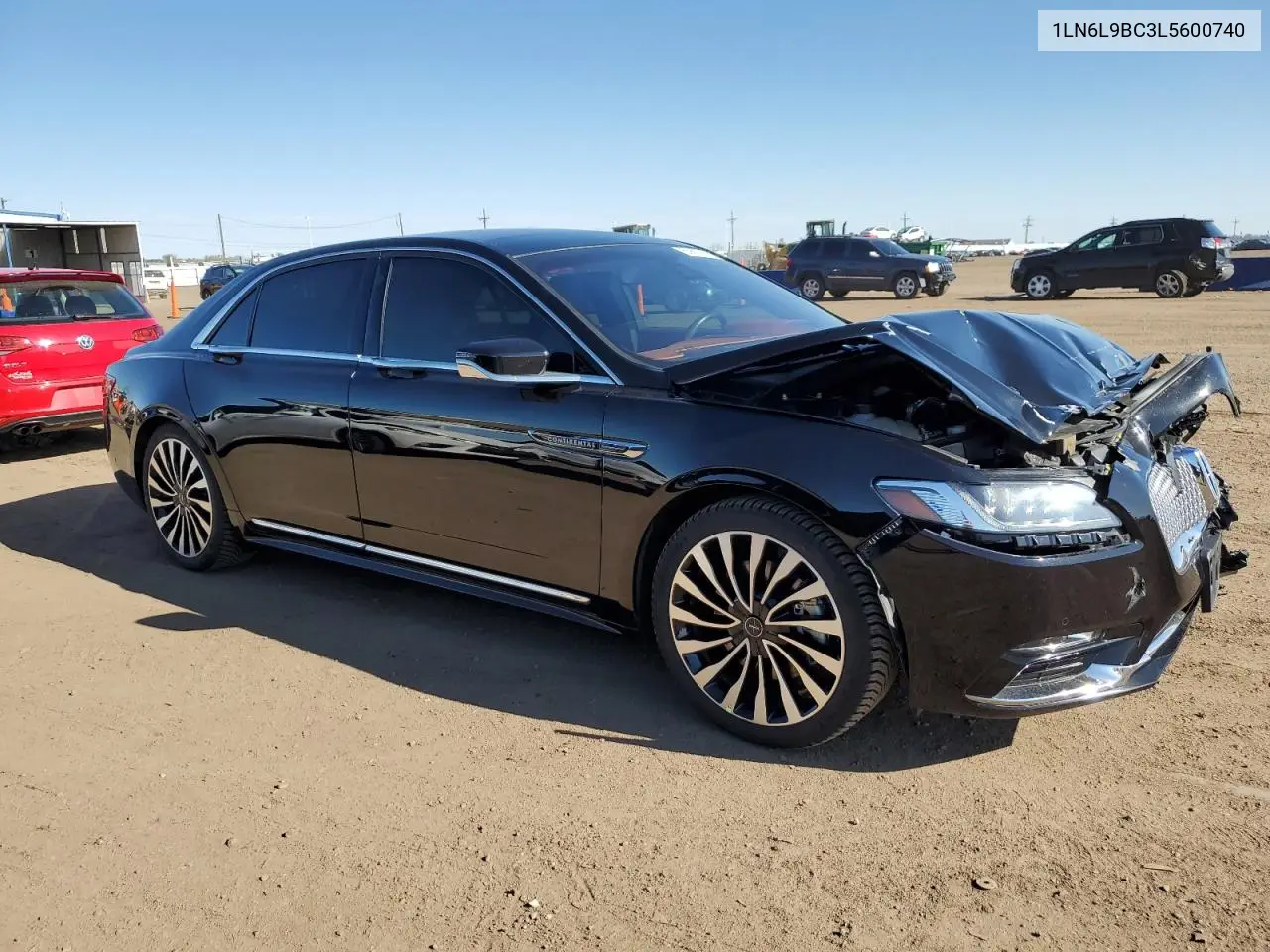 2020 Lincoln Continental Black Label VIN: 1LN6L9BC3L5600740 Lot: 55616665