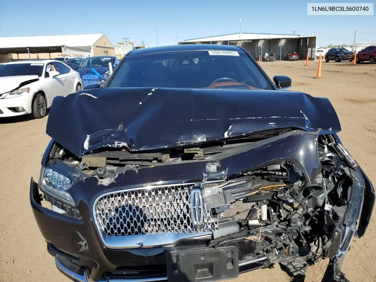 2020 Lincoln Continental Black Label VIN: 1LN6L9BC3L5600740 Lot: 55616665