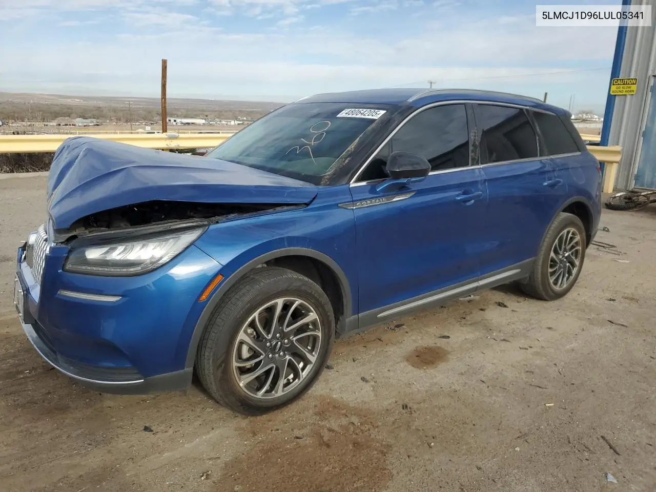 2020 Lincoln Corsair VIN: 5LMCJ1D96LUL05341 Lot: 48064205