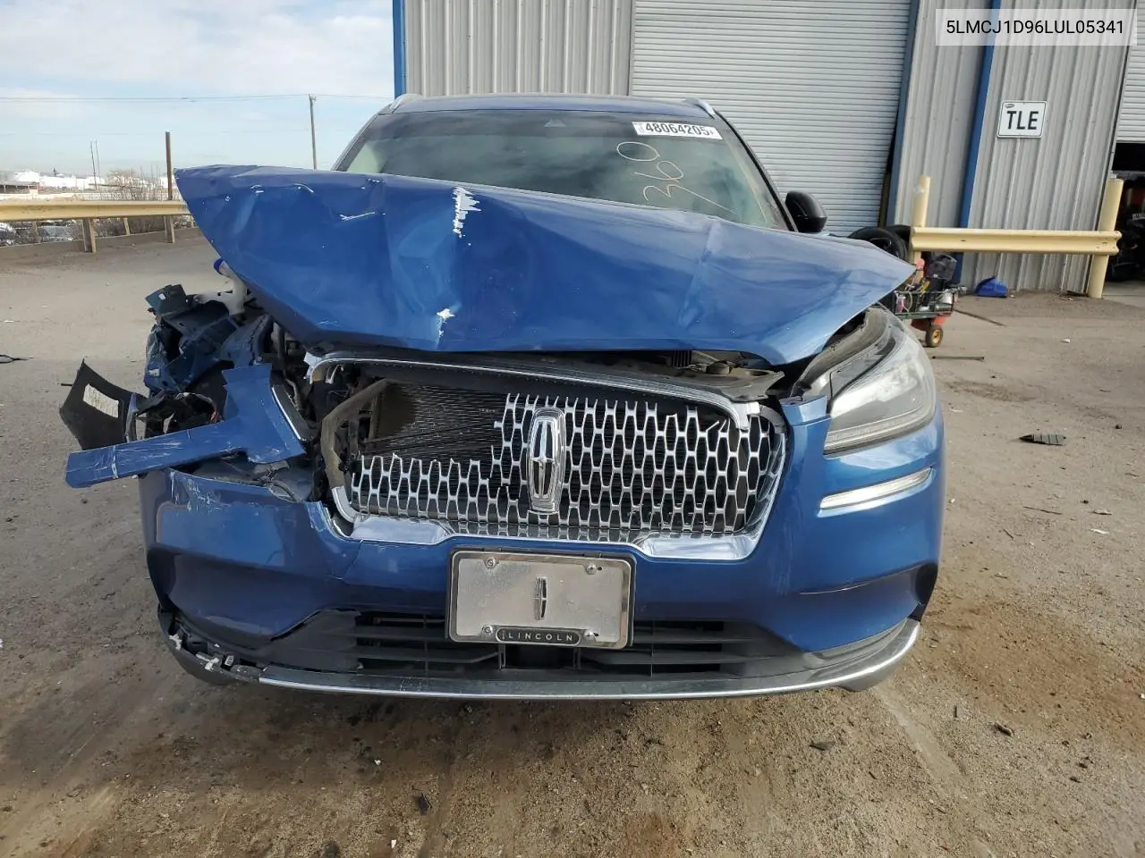 2020 Lincoln Corsair VIN: 5LMCJ1D96LUL05341 Lot: 48064205