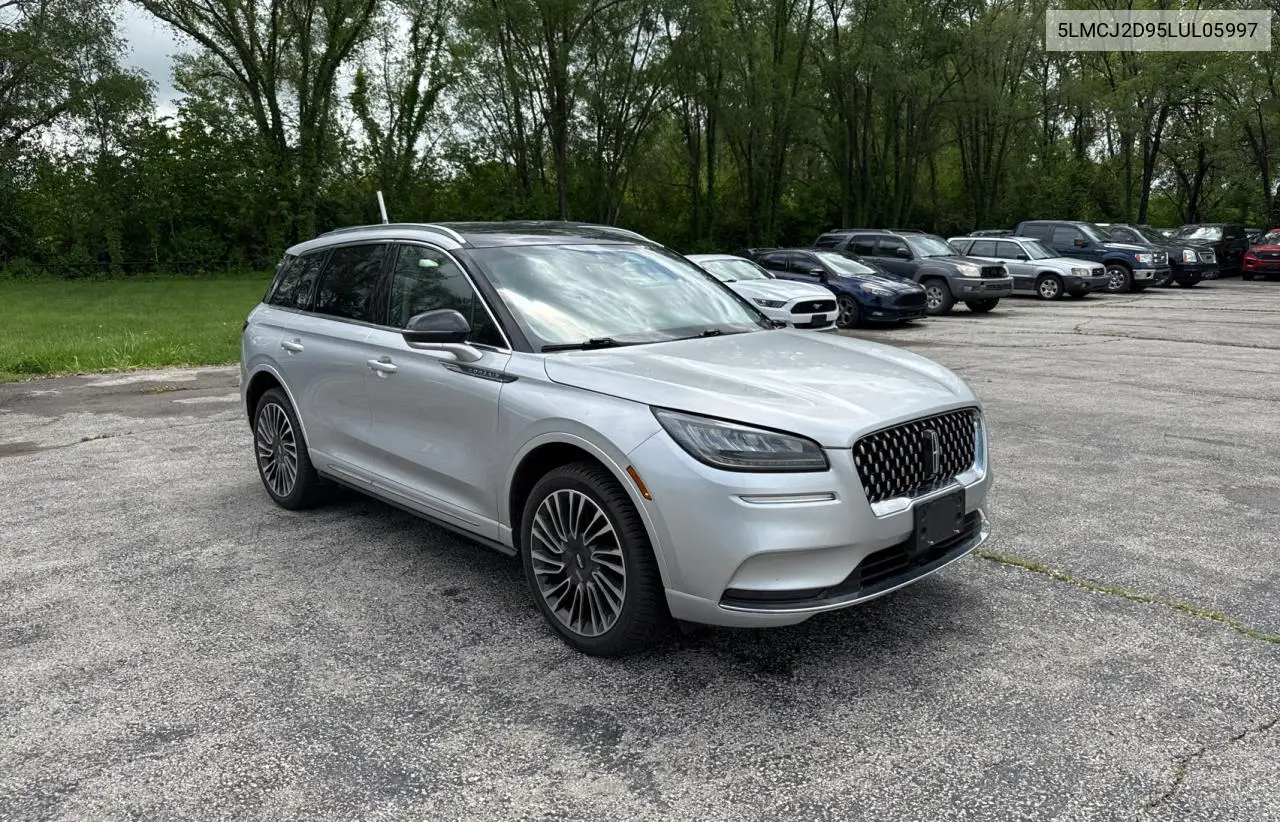 2020 Lincoln Corsair Reserve VIN: 5LMCJ2D95LUL05997 Lot: 55625465
