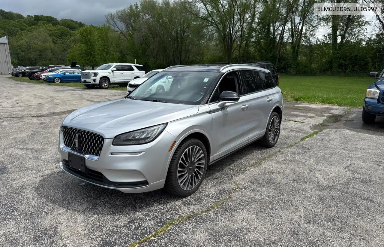 2020 Lincoln Corsair Reserve VIN: 5LMCJ2D95LUL05997 Lot: 55625465