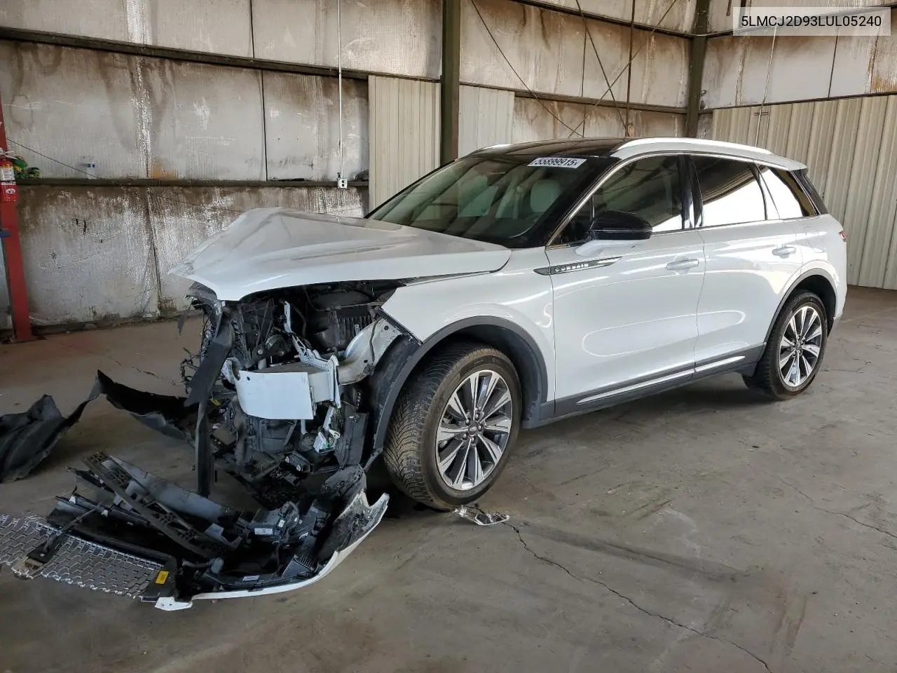 2020 Lincoln Corsair Reserve VIN: 5LMCJ2D93LUL05240 Lot: 55899915