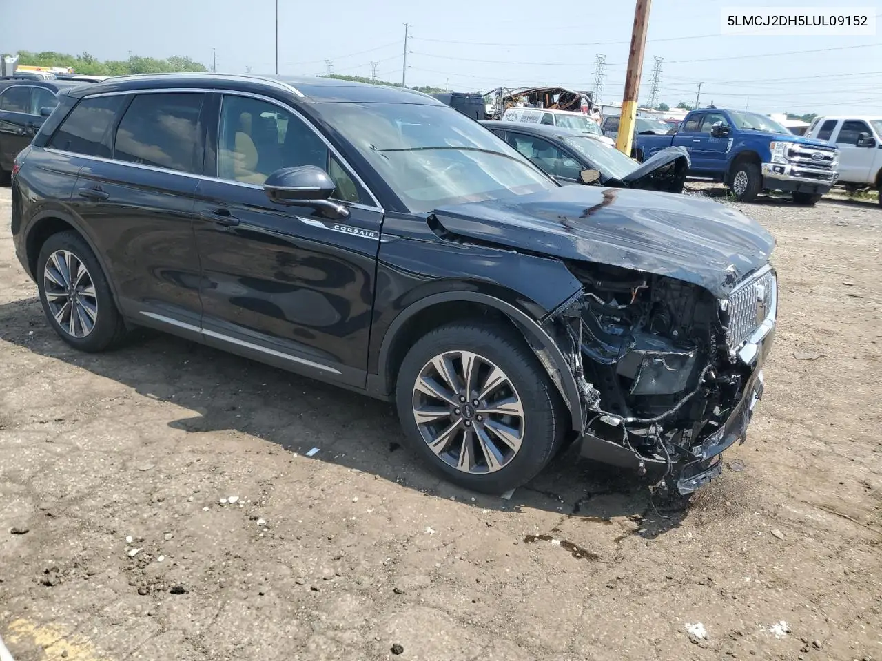 2020 Lincoln Corsair Reserve VIN: 5LMCJ2DH5LUL09152 Lot: 59912025