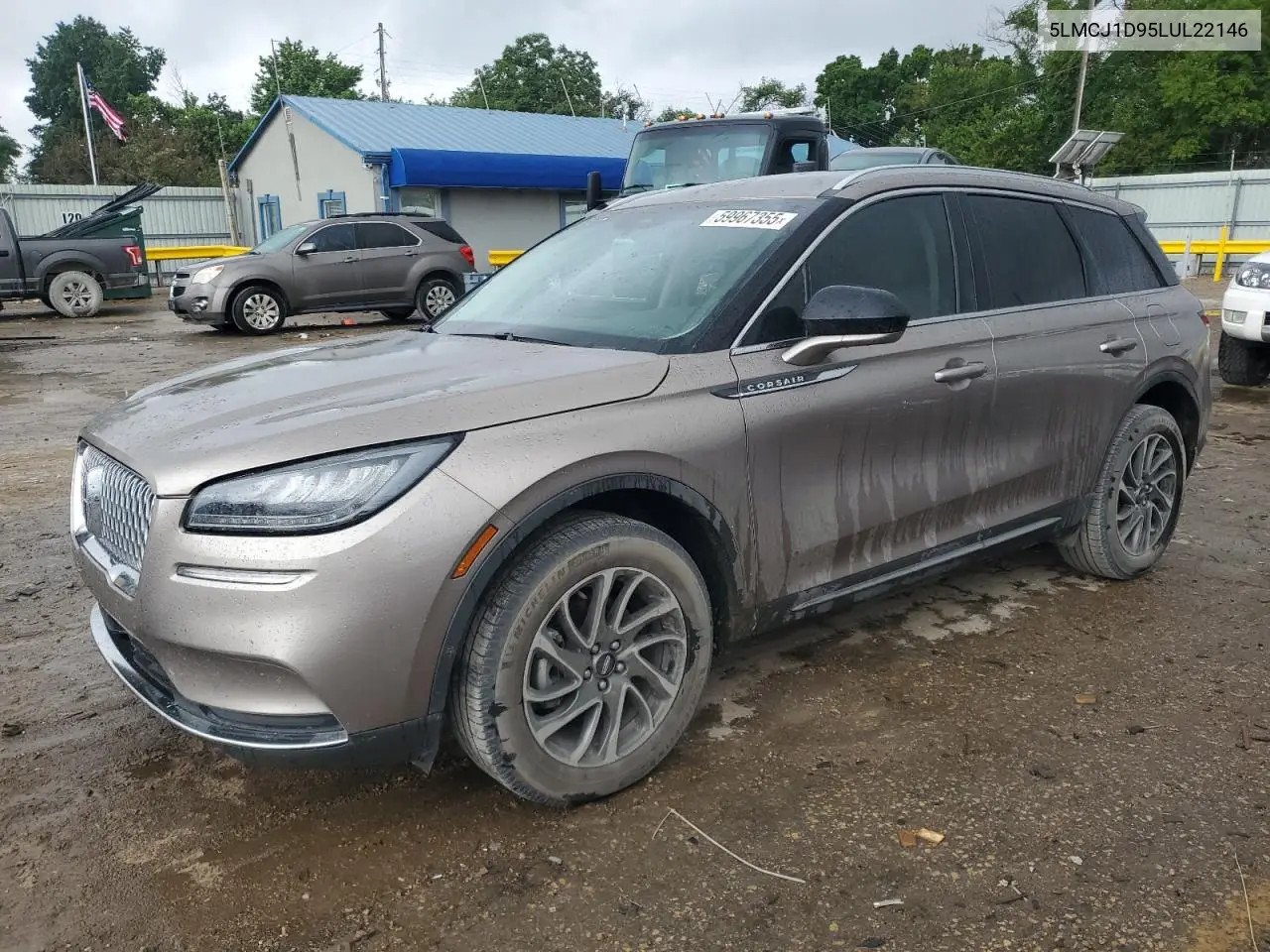 2020 Lincoln Corsair VIN: 5LMCJ1D95LUL22146 Lot: 59967355
